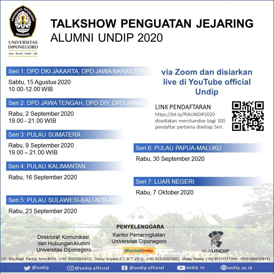 Talkshow Penguatan Jejaring Alumni Undip Seri Universitas