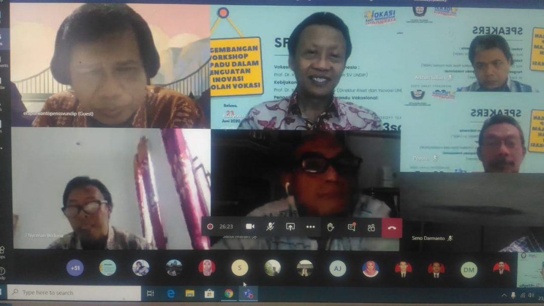 Webinar Vokasi Undip: Pendidikan Vokasi Harus Berorientasi Paten ...