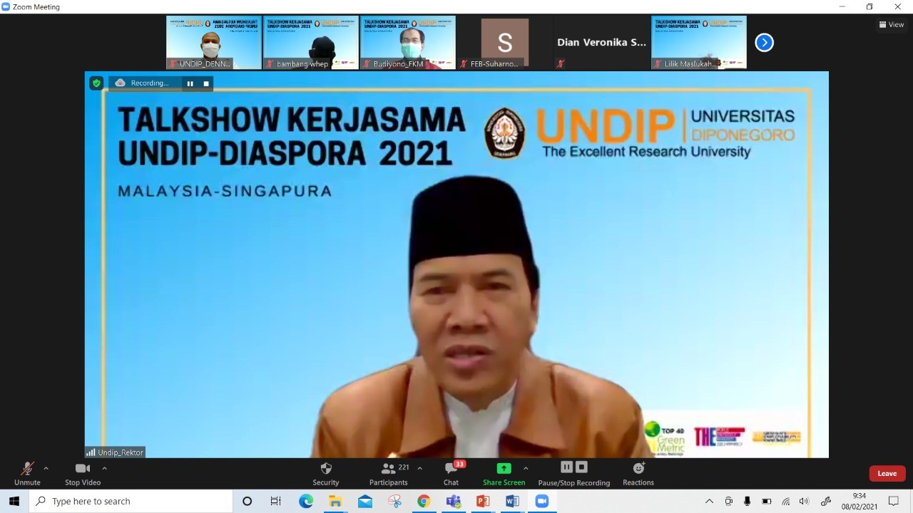 talkshow kerjasama undip-diaspora