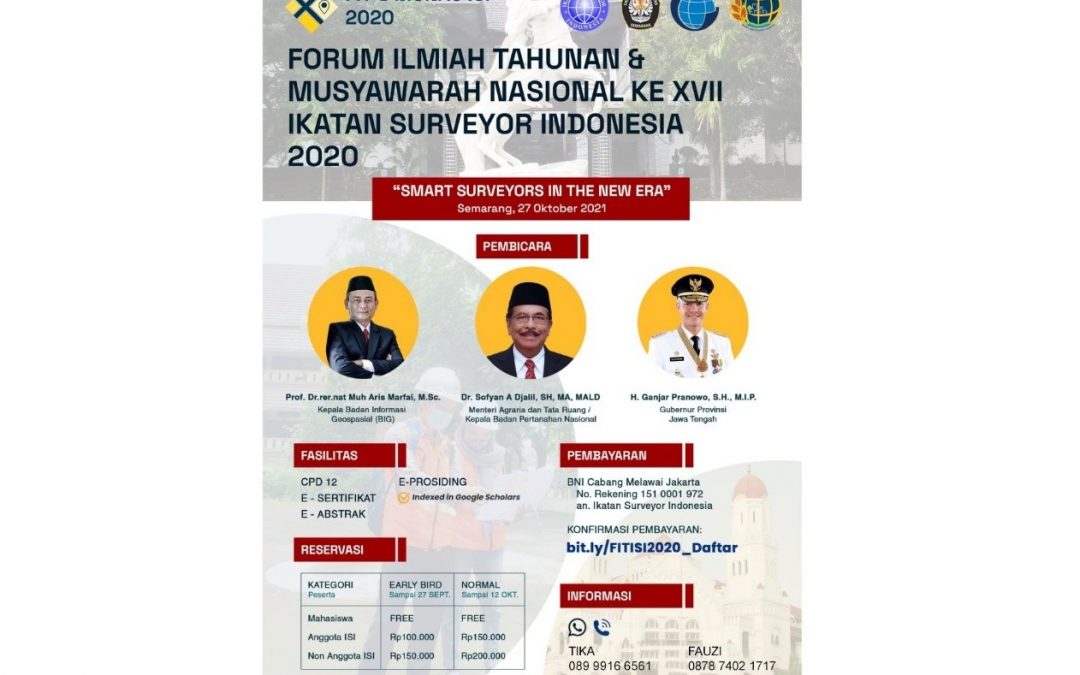 Ikatan Surveyor Indonesia Dan Teknik Geodesi FT UNDIP Siap Gelar Forum ...