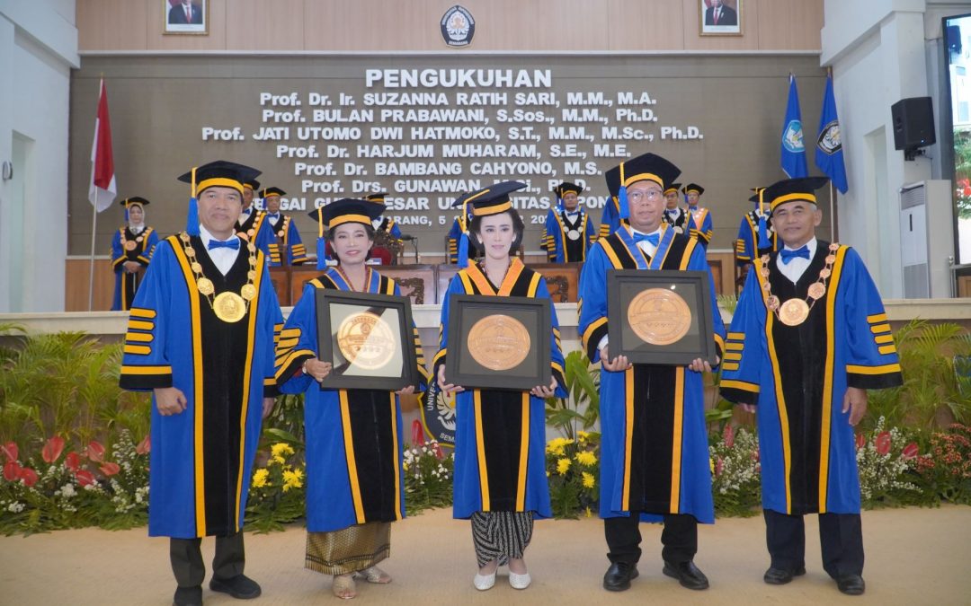 Tiga Pakar UNDIP Dikukuhkan Sebagai Guru Besar Oleh Rektor Undip ...