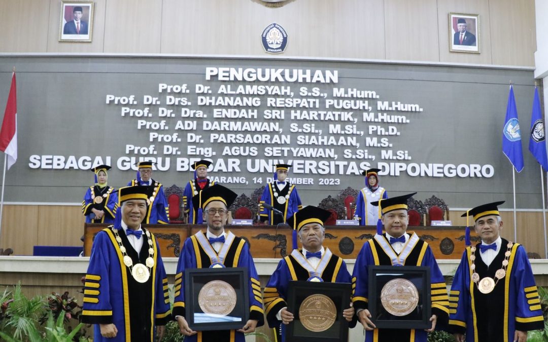 Fakultas Sains Dan Matematika UNDIP Tambah Tiga Guru Besar ...