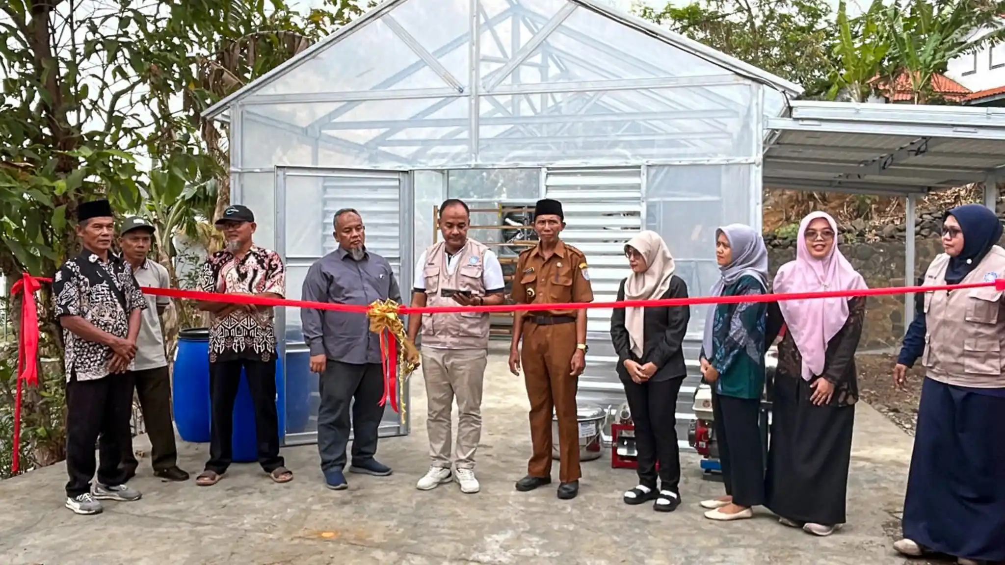 UNDIP mendampingi pengembangan industri tepung Mocaf melalui pembangunan Rumah Pengering di Cilacap